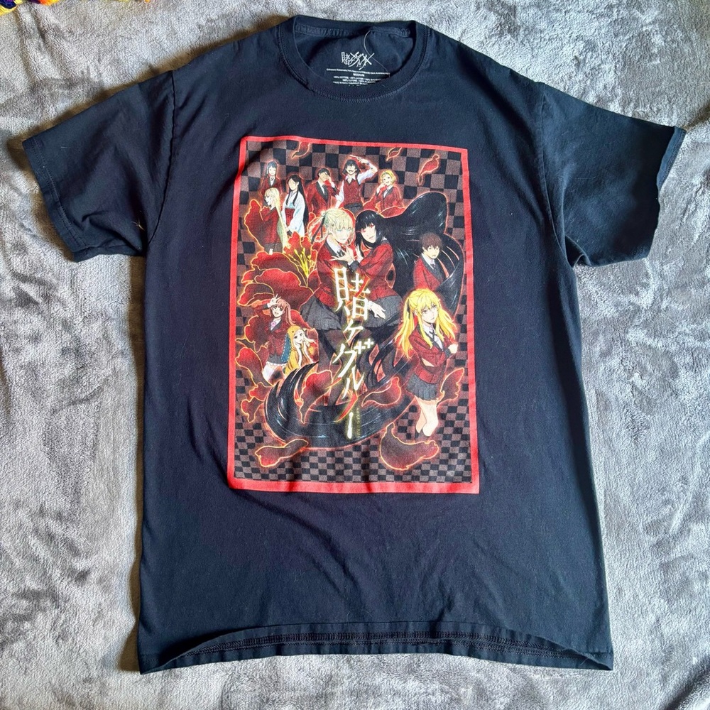 Kakegurui Hot Topic Black Anime Graphic Tee